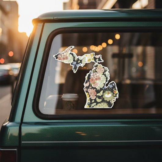 Autocollant de fierté de l'État de la Fleur du Mic