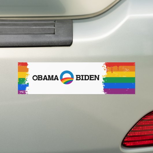 Autocollant de fierté d'Obama Biden 2012 (En voiture)