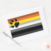 Autocollant de fierté d'ours gay. (Enveloppe)