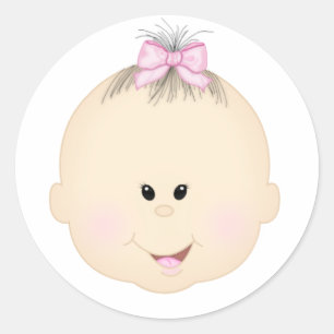 Autocollant de fille d'anniversaire
