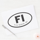 Autocollant de Fire Island (Enveloppe)