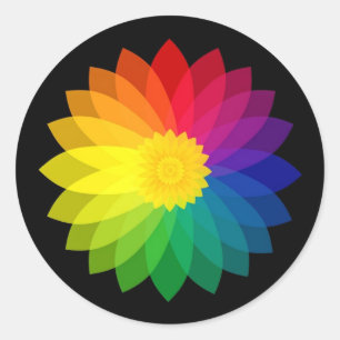 Autocollant de fleur