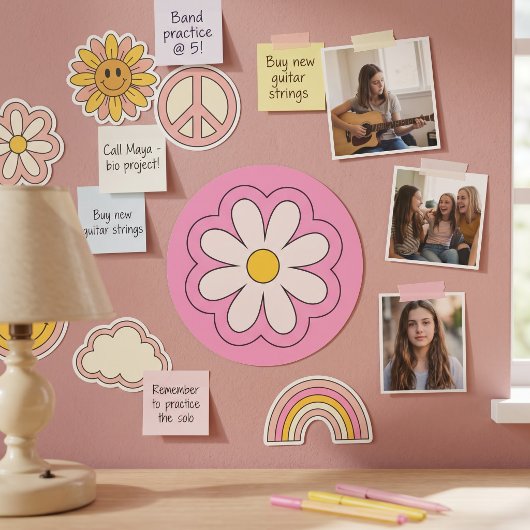 Autocollant de fleur