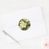 Autocollant de fleur de Plumeria (Enveloppe)