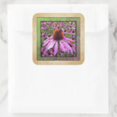 Autocollant de fleur sauvage Echinacea Coneflower  (Sac)