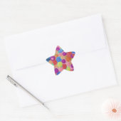 Autocollant de fleurs couleur bonbon (Enveloppe)