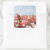 Autocollant de fleurs printanières colorées (Sac)