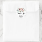 Autocollant de fleurs roses pour la douche de mari (Sac)