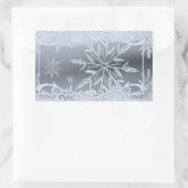 Autocollant de flocons d'argent (Sac)