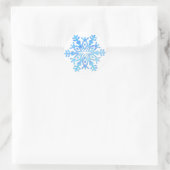 Autocollant de flocons de neige bleu (Sac)