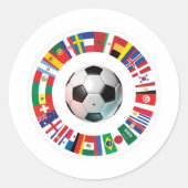 Autocollant de football (Devant)