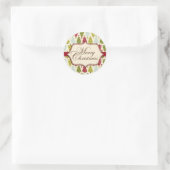 Autocollant de forêt de Noël (Sac)