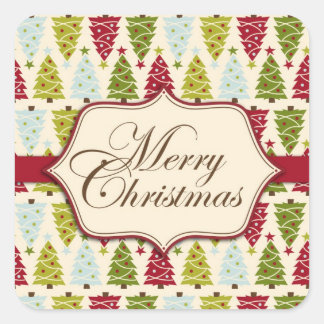 Autocollant de forêt de Noël 2