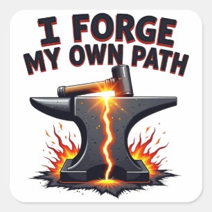 Autocollant de forgeron motivant