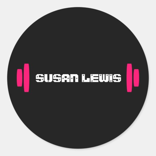 Autocollant de formateur personnel moderne (Devant)