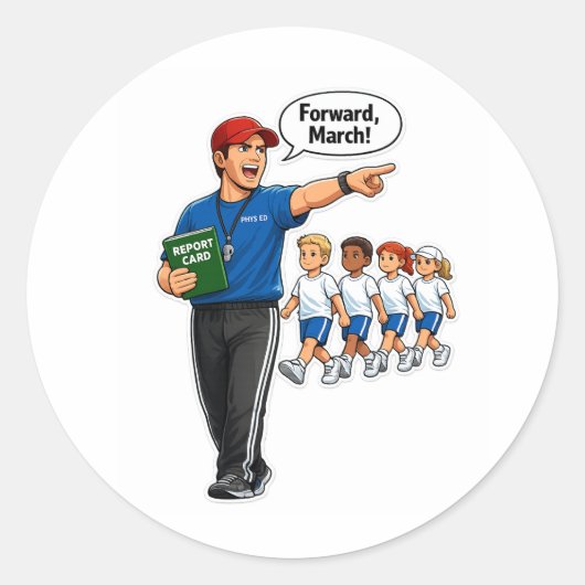 Autocollant de formation d'enseignant d'éducation (Devant)