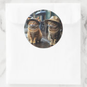 autocollant de forme ronde (Sac)