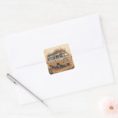 Autocollant de fourgonnette rétro – (Enveloppe)