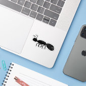 Autocollant de fourmi drôle - Cadeau d'animal mign (Ordinateur portable avec iPhone)