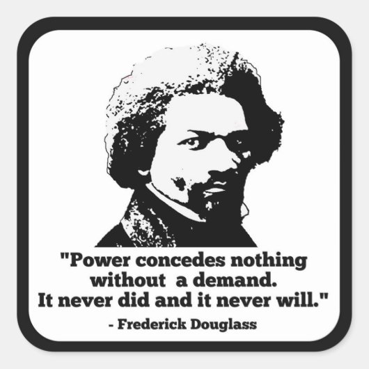 Autocollant de Frederick Douglass (Devant)