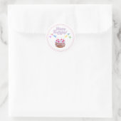 Autocollant de gâteau d'anniversaire  (Sac)