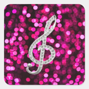 Autocollant de Gclef de musique