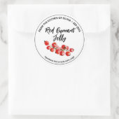 Autocollant de gelée d'eau de groseille rouge (Sac)