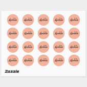 Autocollant de gentillesse coloré (Feuille)