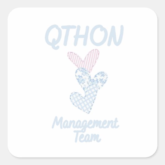 Autocollant de gestion QTHON (Devant)