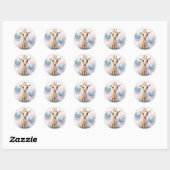 Autocollant de girafe (Feuille)