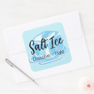 Autocollant de glace salée