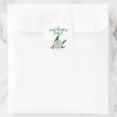 Autocollant de gnome de la Saint-Patrick (Sac)