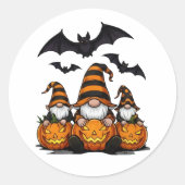 Autocollant de gnome d'Halloween (Devant)
