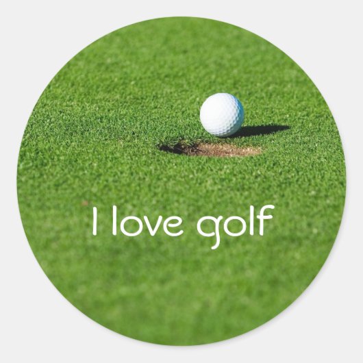 Autocollant de golf (Devant)
