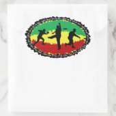 autocollant de golf sur disque (Sac)