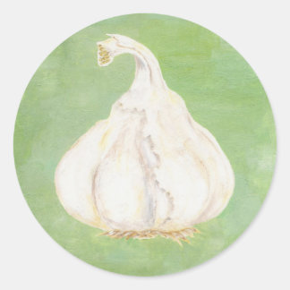 Autocollant de gousse d'ail