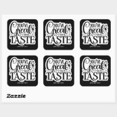 Autocollant de grand goût (Feuille)