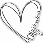 Autocollant de grand-mère CDH (Devant)