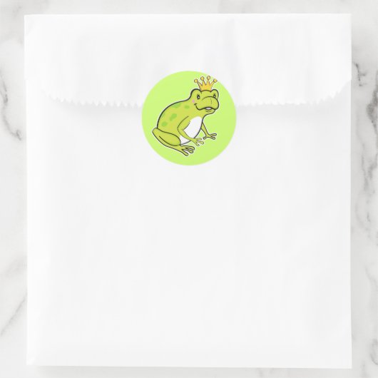 Autocollant de grenouille (Sac)