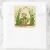 Autocollant de grenouille à bulles (Sac)