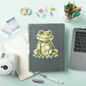 Autocollant de grenouille à raclettes (Couverture iPad)