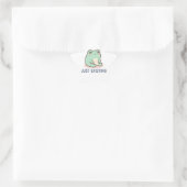 Autocollant de grenouille juste existante Mignon G (Sac)