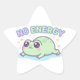 Autocollant de grenouille sans énergie Mignonne gr