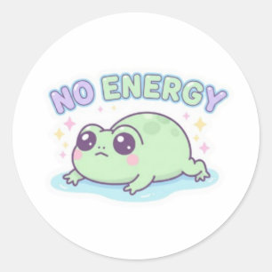 Autocollant de grenouille sans énergie Mignonne gr