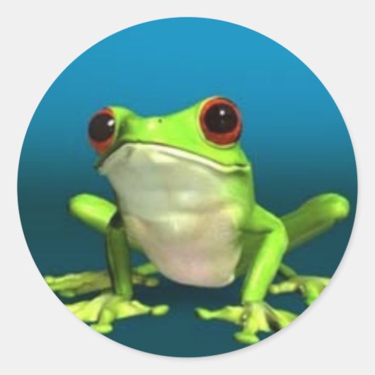 autocollant de grenouilles d'arbre (Devant)