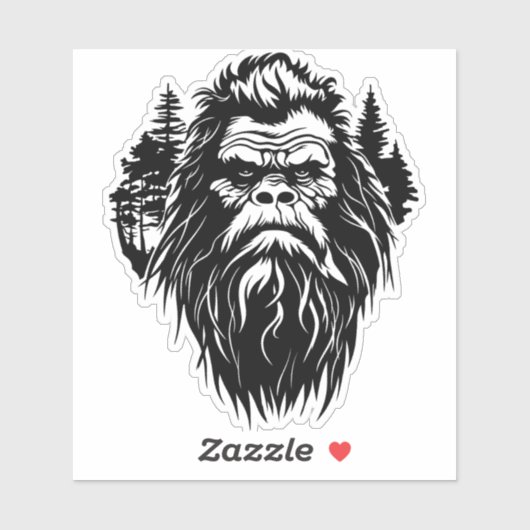 autocollant de gros pied (Feuille)