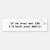 Autocollant de guerrier de clavier (Devant)