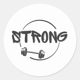 Autocollant de gym / fitness drôle pas d'excuses