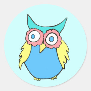 Autocollant de hibou