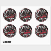 Autocollant de hockey Stank Train Caroline (Feuille)